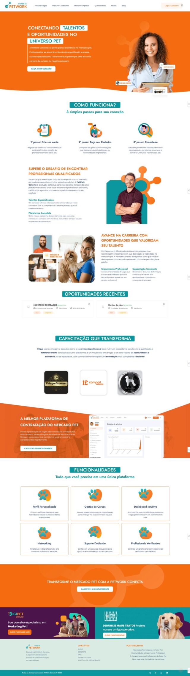 Web de Petwork Conecta